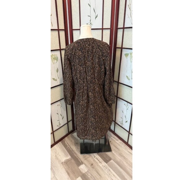 Beach Lunch Lounge Dress Size Large Brown Dress NWT - Picture 2 of 10